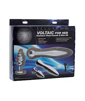 Deluxe Voltaic For Her Stainless Steel Female E-stim Kit