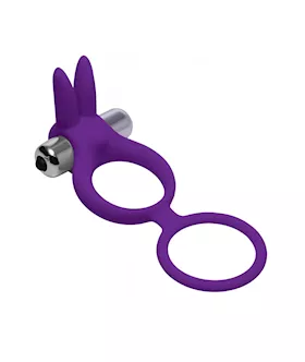 Throbbin Hopper Cock And Ball Ring With Clit Stimulator