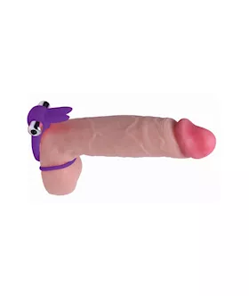 Throbbin Hopper Cock And Ball Ring With Clit Stimulator