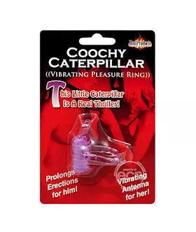 Horny Honey Vibro Ring Coochy Caterpillar Purple