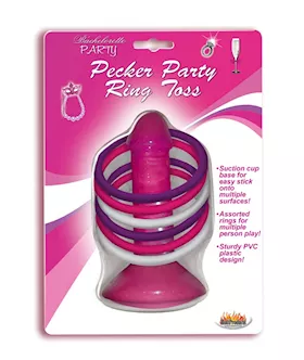 Pink Pecker Party Ring Toss