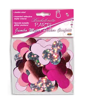 Jumbo Mylar Pecker Party Confetti