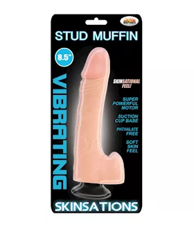 Skinsations Stud Muffin 8.5inch Vibrating