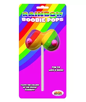 Rainbow Boobie Candy Pop