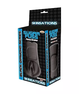 Skinsations Sugar Puss Pussy Stroker Black Diamond Series