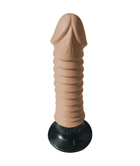 Skinsations Screwed 6 Inch Vibrating Dildo With Suction Cup
