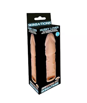 Skinsations Husky Love 6.5 Inch Extension Sleeve With Bullet