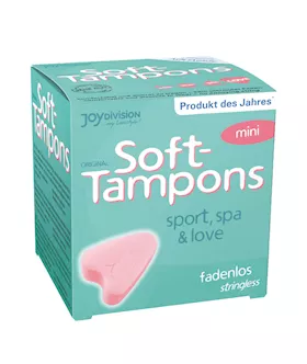 SoftTampons mini box of 3