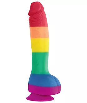 Colours Pride Edition  8 Inch Rainbow Dong