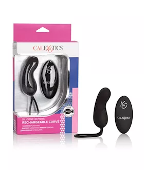 Silicone Remote Rechargeable Curve Bullet