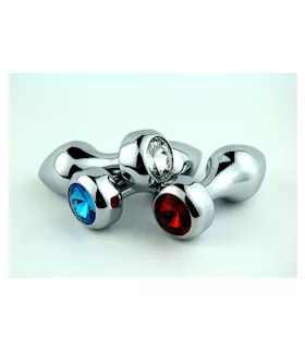 Jewelled Metal Butt Plug