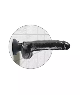 King Cock 9 Inch Vibrating Cock With Balls