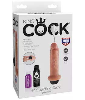 King Cock 6 Inch Squirting Cock