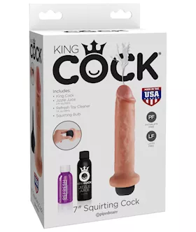King Cock 7 Inch Squirting Cock
