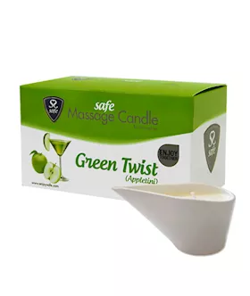 Safe Massage Candle Green Twist Appletini