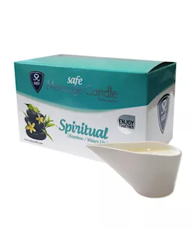 Safe Massage Candle Spiritual Bamboo & Waterlily