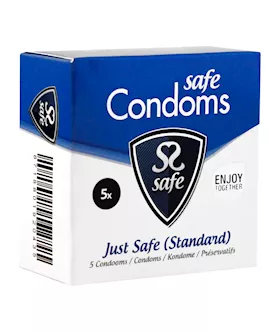 Safe Just Safe Condoms Standard 5 Pcs
