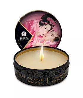 Shunga Massage Candle Rose Petals 30 ml
