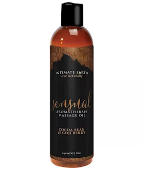 Intimate Earth Sensual Aromatherapy Massage Oil - Cocoa Bean And Goji Berry