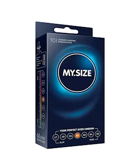My Size Natural Latex Condom 57 Width 10 Pcs