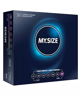 My Size Natural Latex Condom 69 Width 36 Pcs