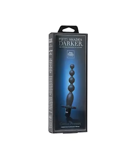 Fifty Shades Of Grey Darker Carnal Promise Vibrating Anal Beads
