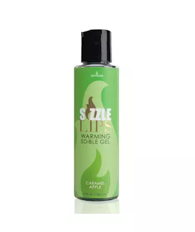 Sensuva Sizzle Lips Caramel Apple Warming Edible Gel 125 Ml