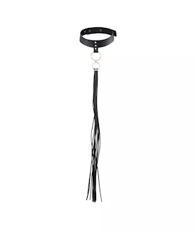 Bijoux Indiscrets Maze Tassel Chocker Black