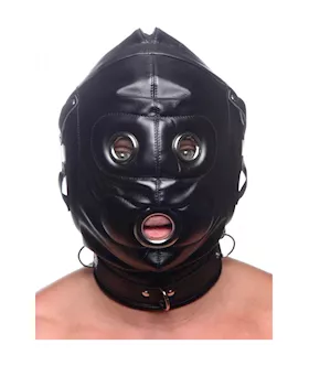 Bondage Hood With Penis Gag