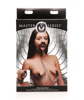 Degraded Mouth Spreader With Nipple Clamps