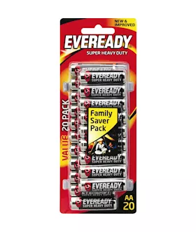 Eveready Super Heavy Duty Aa 20 Pack