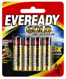Eveready Gold Aa 4 Pack