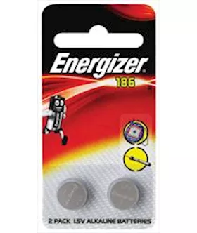 Energizer Alkaline Calculator 186 Lr43 Button Battery 15v 2pk