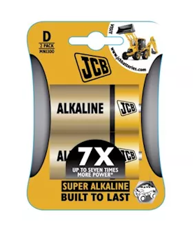 JCB D size Super Alkaline 15v Pack of 2