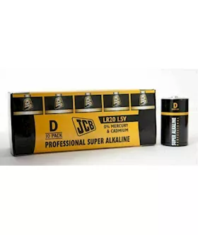 JCB D size Industrial Alkaline 15v BOX OF 10