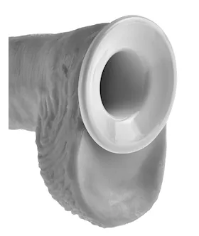 King Cock 10 In Hollow Strap On Suspender System