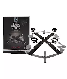 Fifty Shades Of Grey Keep Still Over The Bed Cross Restraint Silver