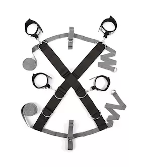 Fifty Shades Of Grey Keep Still Over The Bed Cross Restraint Silver