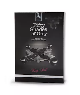 Fifty Shades Of Grey Keep Still Over The Bed Cross Restraint Silver