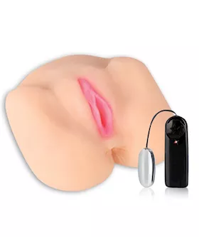 Vibrating Spread Eagle Pussy & Ass