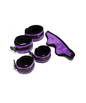 Liberator Plush Seduction Restraint  Blindfold Kit