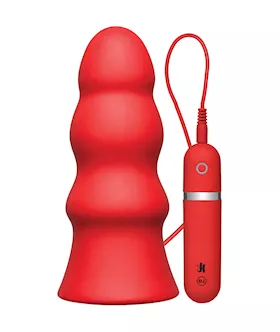Vibrating Butt Plug Rippled 75inch