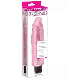 Softeaze Vibrating Dong Pink