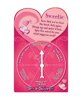 Sexy Spinner Greeting Card Sweetie Honeymoon Card