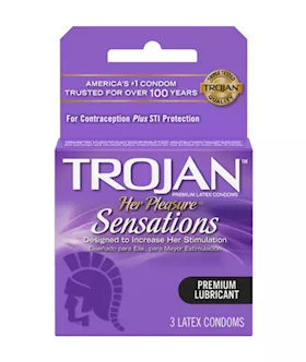 Trojan Her Pleasure Sensations 3pk