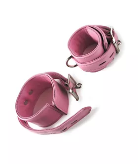 Leather Lined Locking Ankle Cuffs