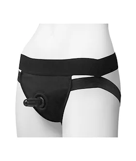 Vac-u-lock Panty Harness With Plug Dual Strap Small/medium