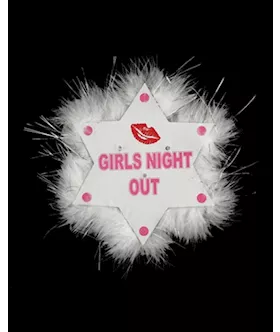 Flashing Girls Night Out Star Brooch