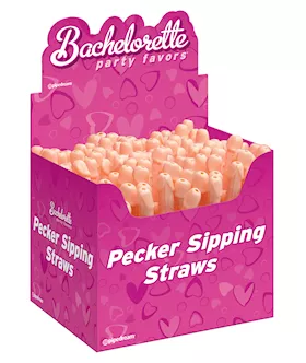 Pecker Sipping Straw Single