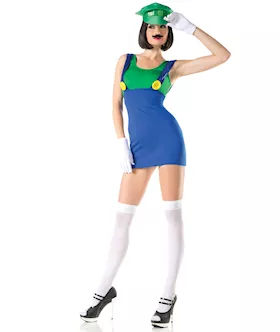 3 Piece  Sexy Miss Lingui Costume - S/m